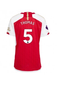 Arsenal Thomas Partey #5 Jalkapallovaatteet Naisten Kotipaita 2023-24 Lyhythihainen